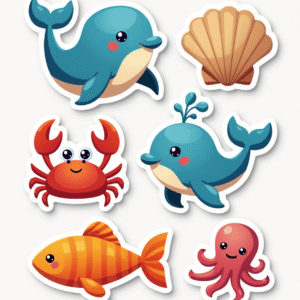 Sea Life  - Sticker Sheet v1